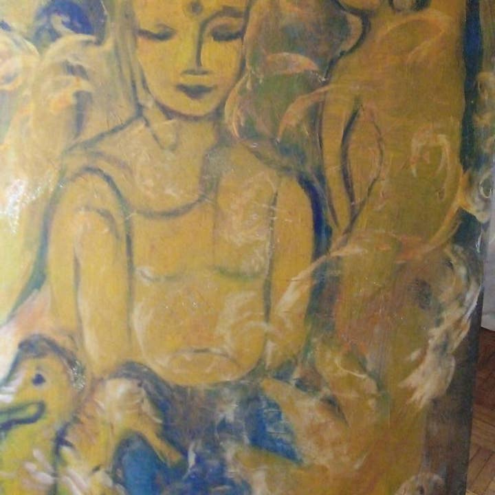 B BUDDHA BROT PAINTING E.V for wholesale by Les sibyllines peintures