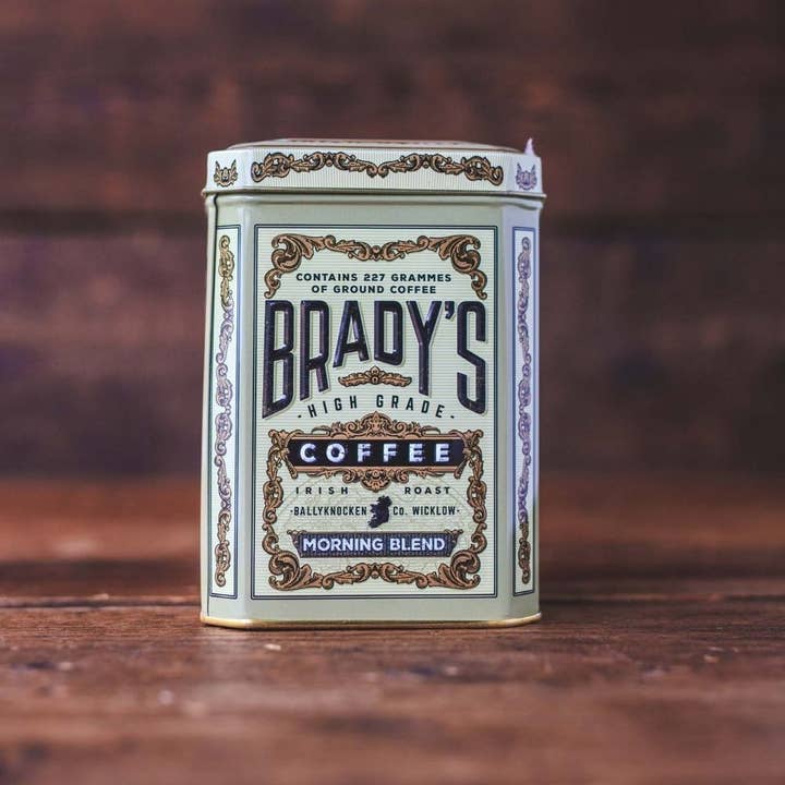 Brady's Coffee Company - Wholesale Ground Coffee - Brady's Blend Morning Coffee Tin