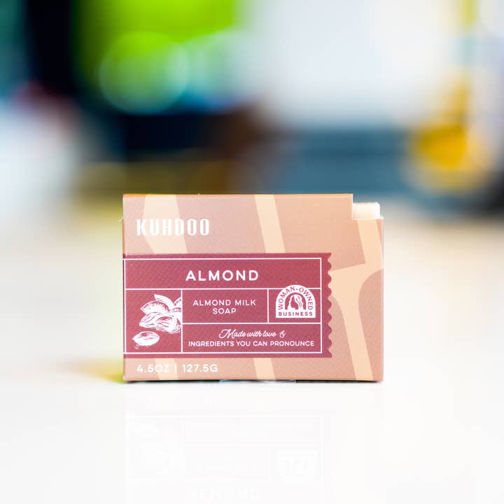 Amandel & Honing Zeepbar voor wholesale door Kuhdoo Soap