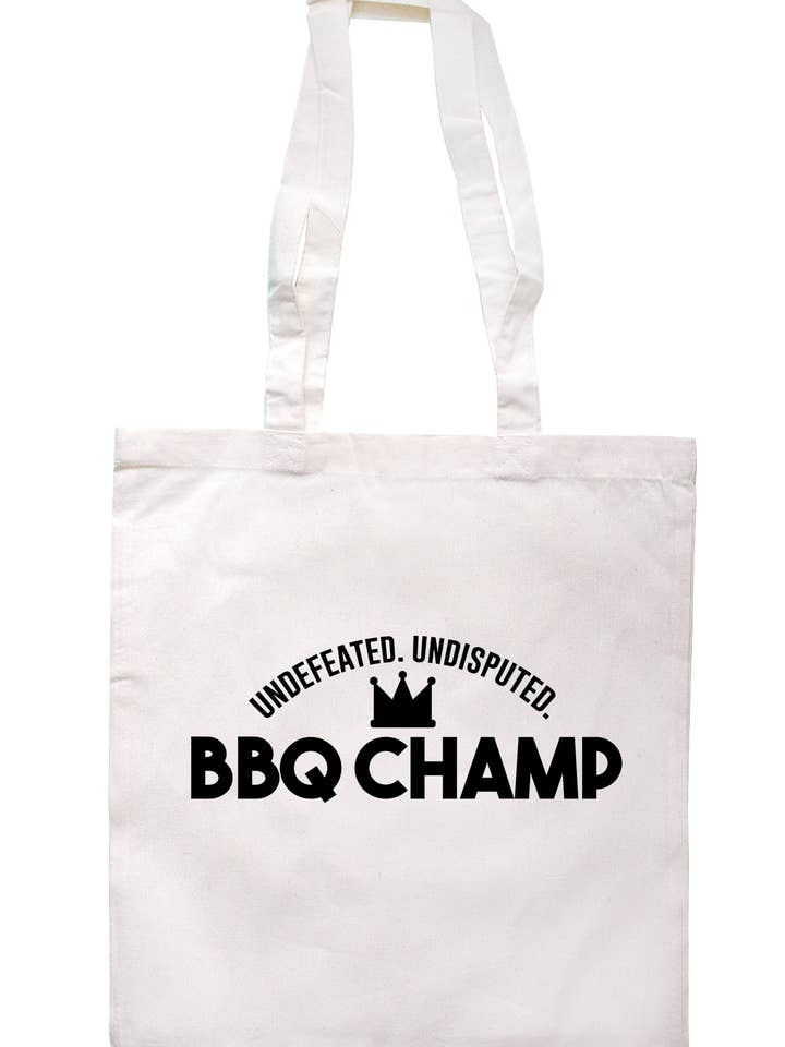 Sac fourre-tout Undisputed BBQ Champ A0195 pour la vente par Illustrated Identity