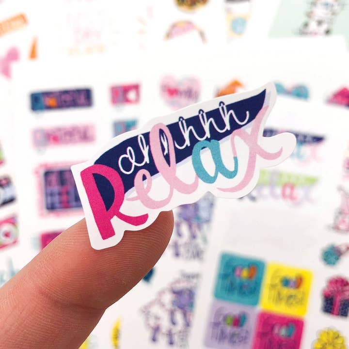 Denise Albright® - Wholesale Sticker - Grateful Heart Stickers for Journaling | Pack of 67