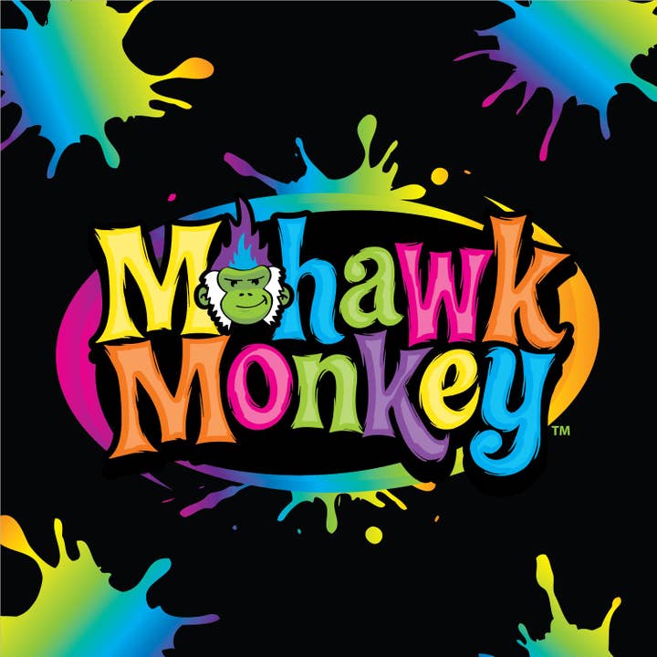 Novelty Closeout - Wholesale Stuffed/Plush Toy - Kids & Baby - Mohawk Monkey Slap Happy Hugger Plush Assortment- 6/Pack
