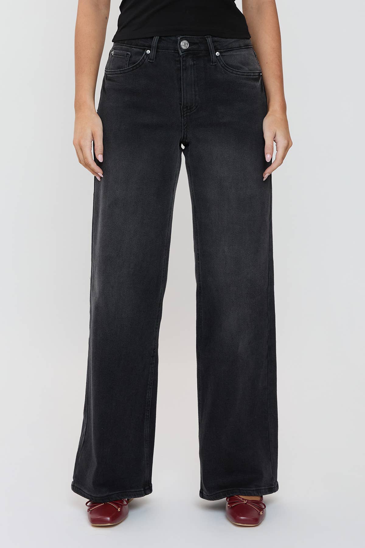 YMI - Wholesale Jeans - Dames - Luxe Bella Wijde Pijpen Jeans-P4416016