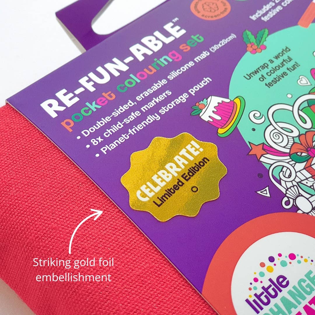 Little Change Creators - Wholesale Colouring and activity book – kids and baby - CELEBRATE! Reusable Colouring Activity Set | Christmas Gift6