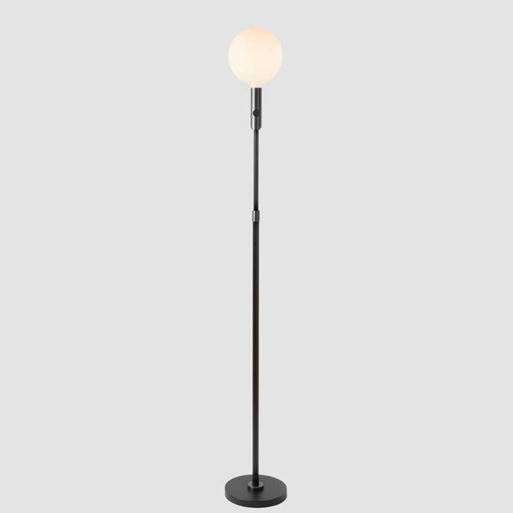 Poise Adjustable Floor Lamp in Graphite + Sphere V for wholesale by Tala
