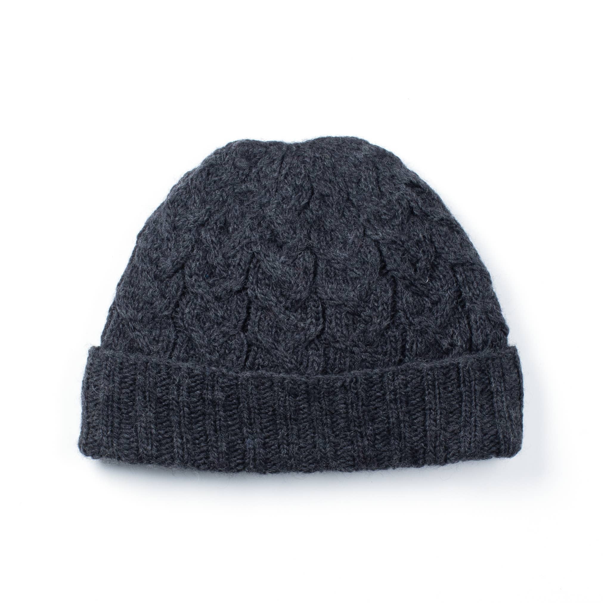Lost Horizons Canada - Vente Bonnet – homme - Bonnet en laine Churchill – Bonnet en maille torsadée texturée4