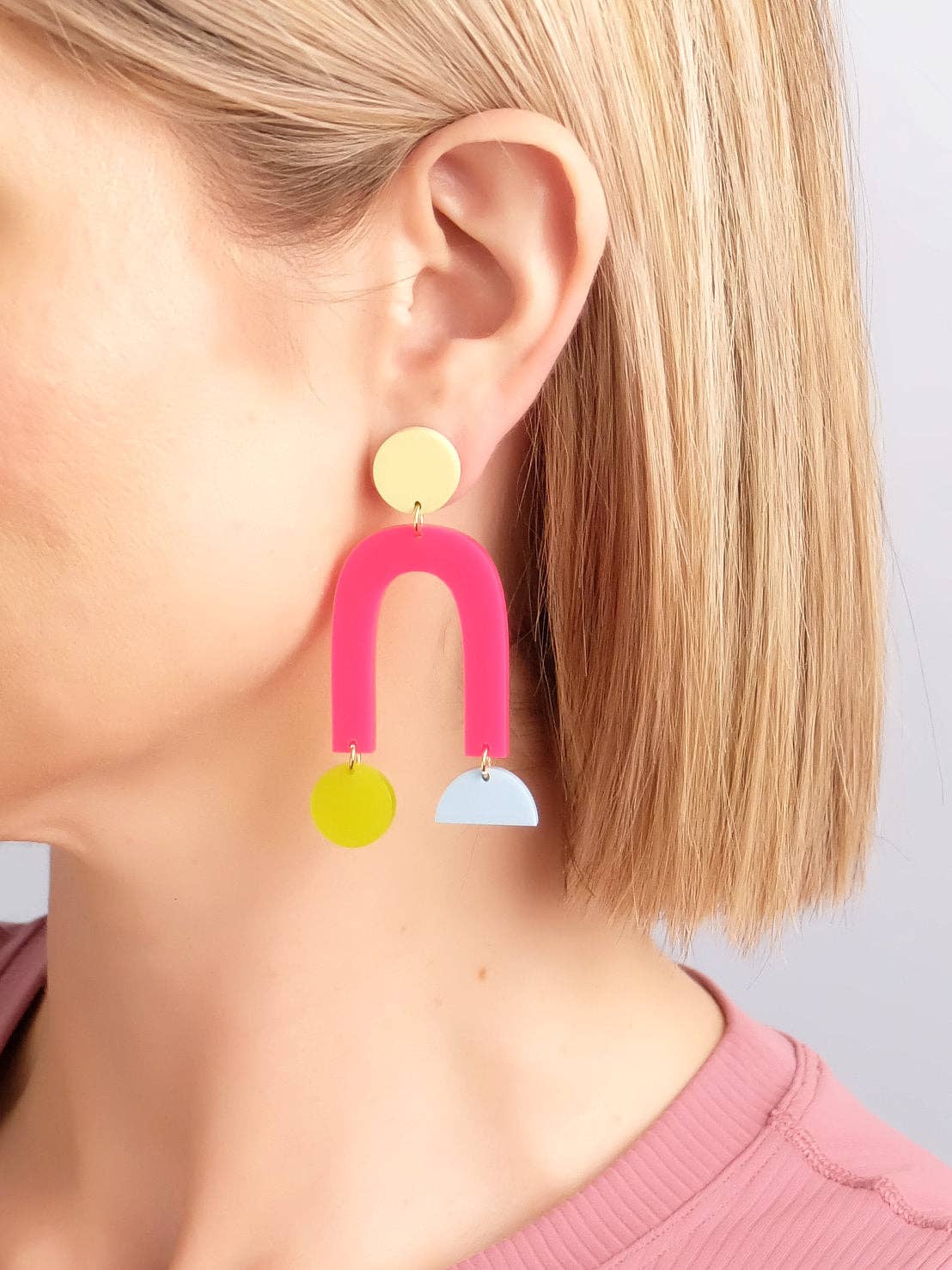 Combinist Goods - Wholesale Dangle Earrings - Collage Earrings1