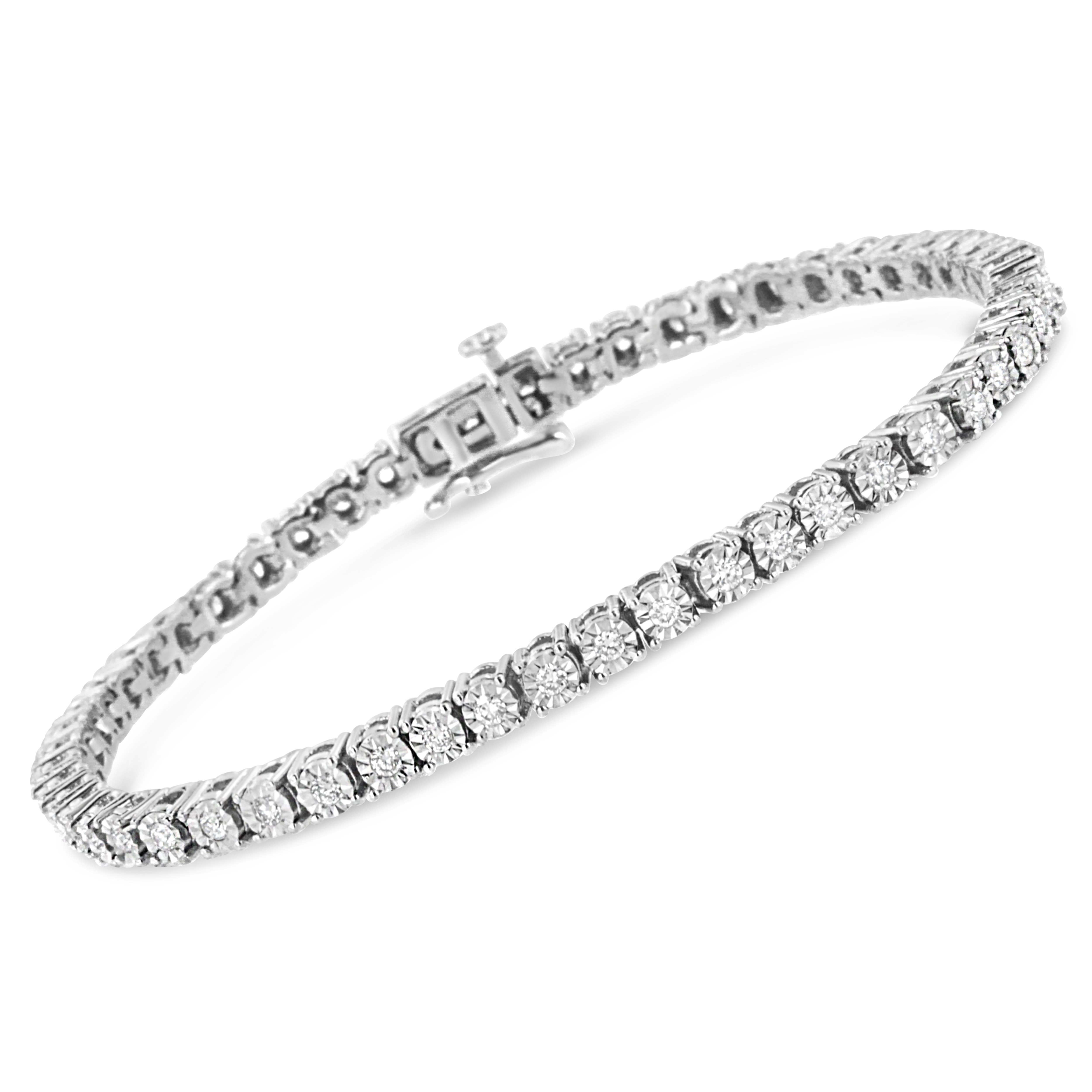 Infinite Jewels – wholesale Tennisarmband – Sterling Silver 3.0 cttw lab-odlad diamant tennisarmband1