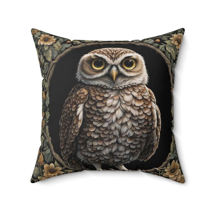 Upside Down Owl Farm - Wholesale Throw/Decorative Pillow - Burrowing Owl Pillow