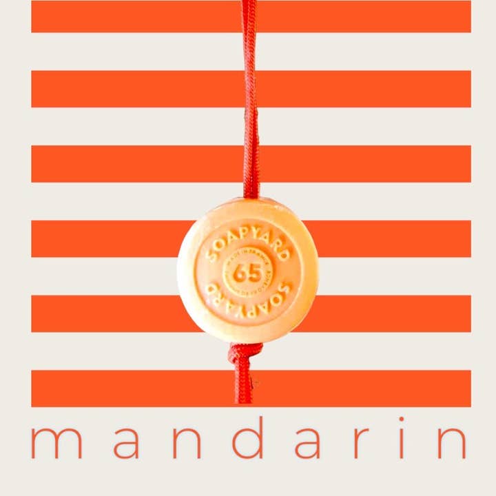 soapyard – wholesale Tvål – Mandarin Tvål 140g | Avtagbart Rep & Reseburk