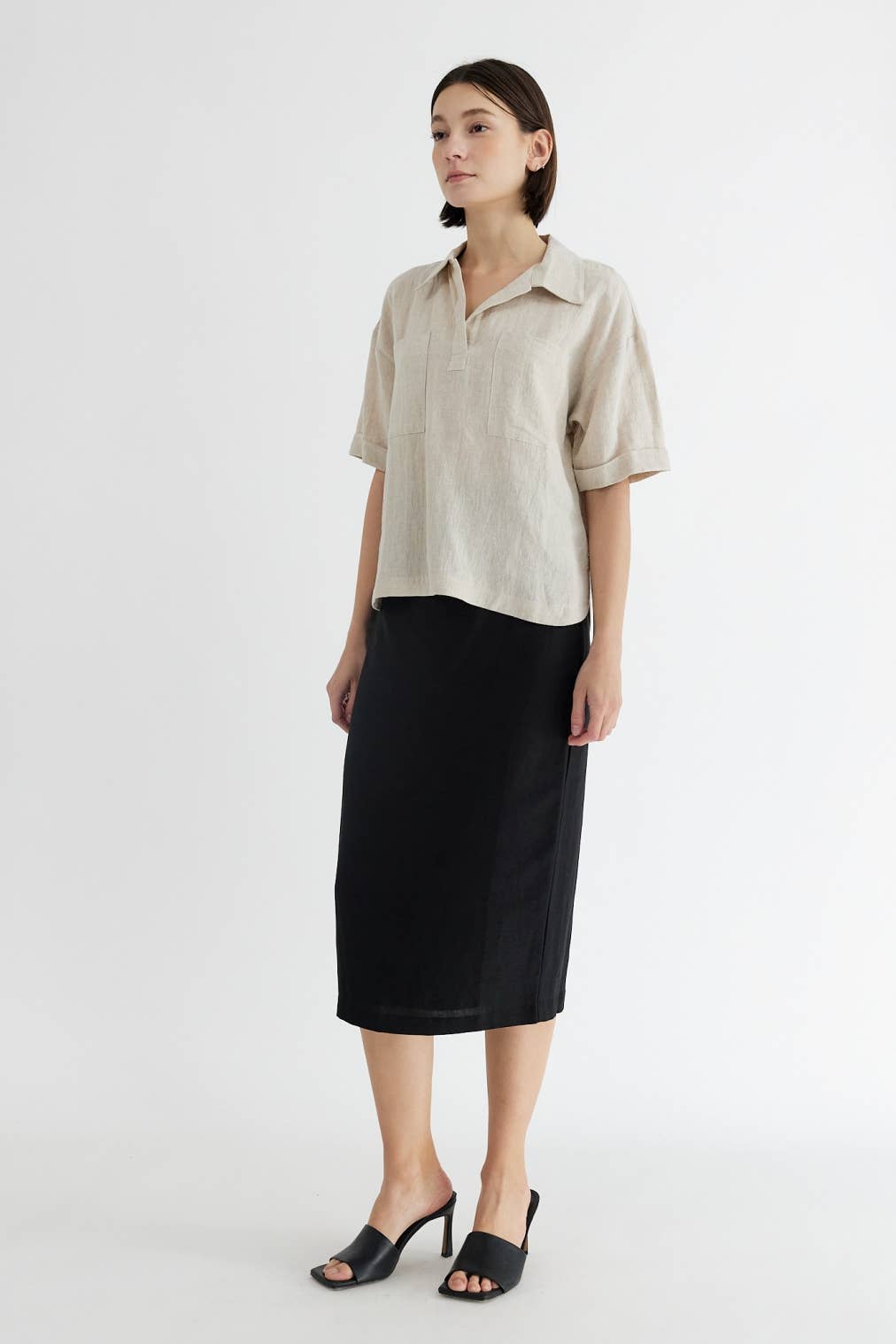 MOD REF - Wholesale Button Down Shirt - Women's - The Cal Top19