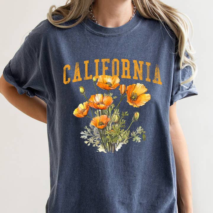 Refinery Number One LLC - Wholesale T-Shirt (Graphic) - Women's - California State Flower T-shirt