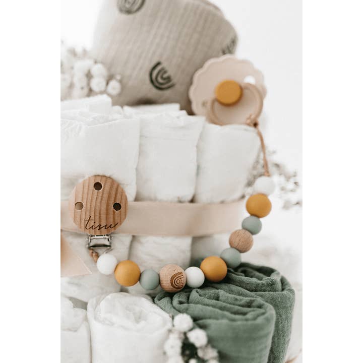 TISU - Wholesale New mom gift box/set - TISU diaper cake, Beige1