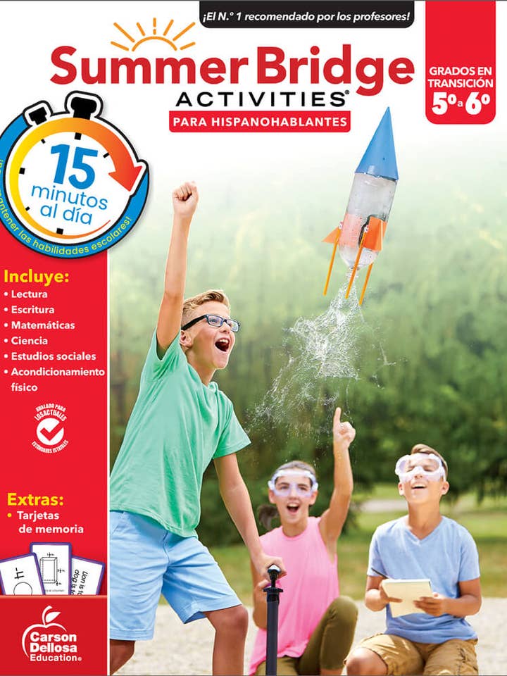 Activités estivales sur le bridge (espagnol, 5e à 6e année) pour la vente par Carson Dellosa Education