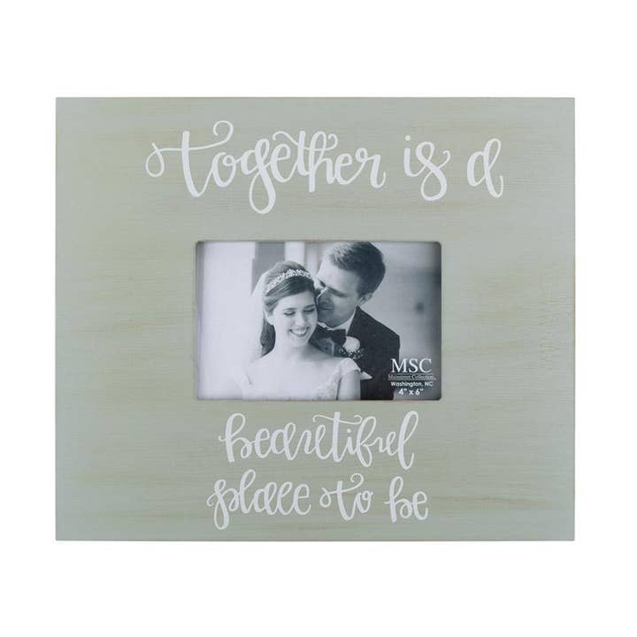 "Together Is a Beautiful Place" Bridal Box Frame for wholesale by Mainstreet Collection