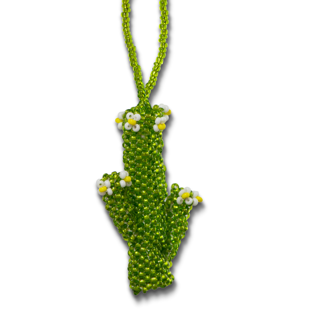 Lumily - Wholesale Ornament - Cactus Seed Bead Holiday Artisan Made Ornament - Guatemala2