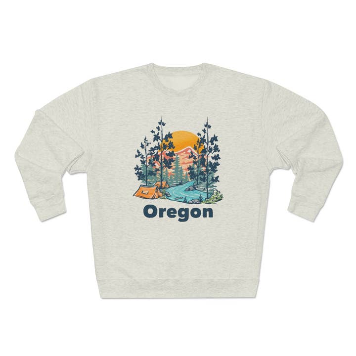 Premium Oregon Sweatshirt - Unisex Premium Oregon Sweatshirt for wholesale by Hey Mountains