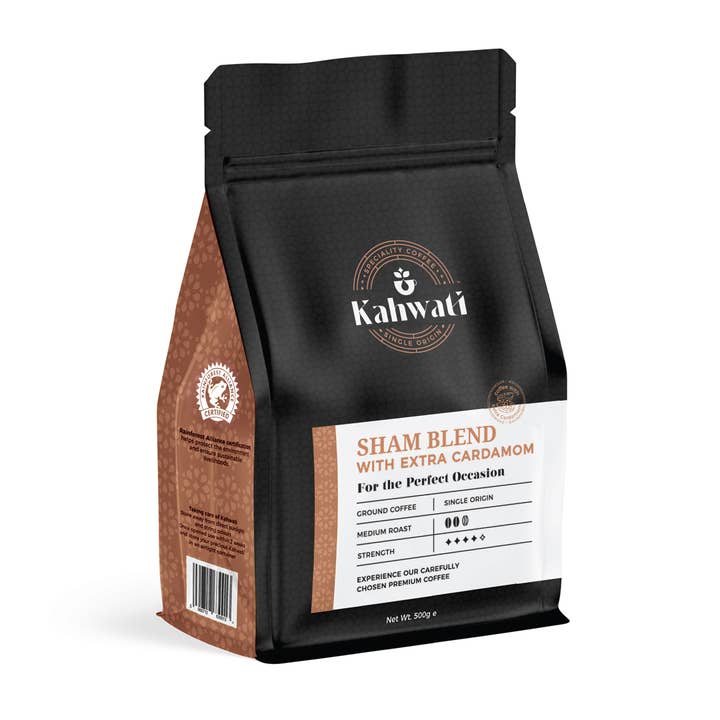 KAHWATI SPECIALITY COFFEE - Wholesale Ground Coffee - 250g Sham Blend - Turkish Ground Coffee With Extra Cardamom6
