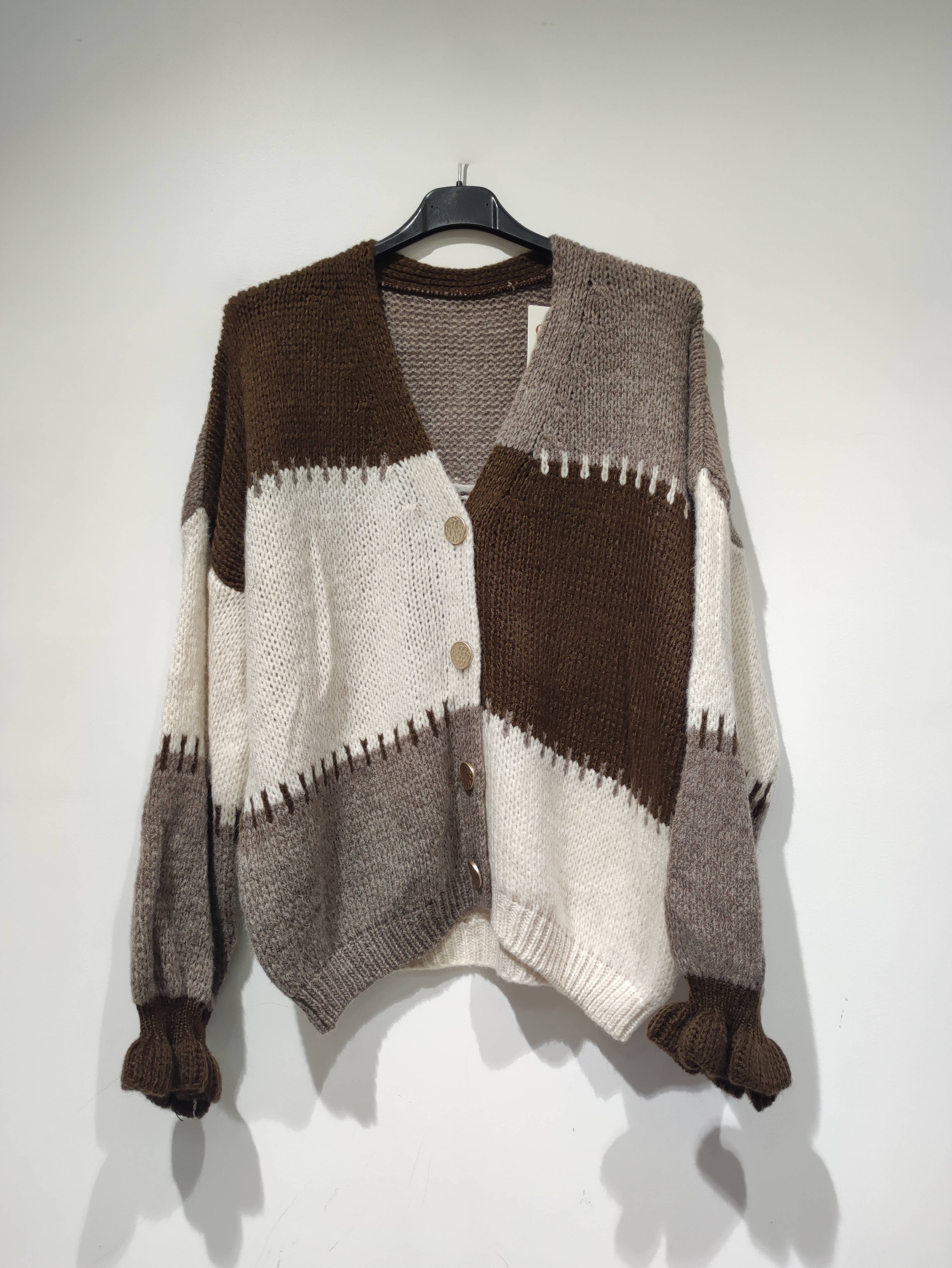 Pomelo paris - Wholesale Cardigan - Dames - ROMA Vest met knopen - AH263