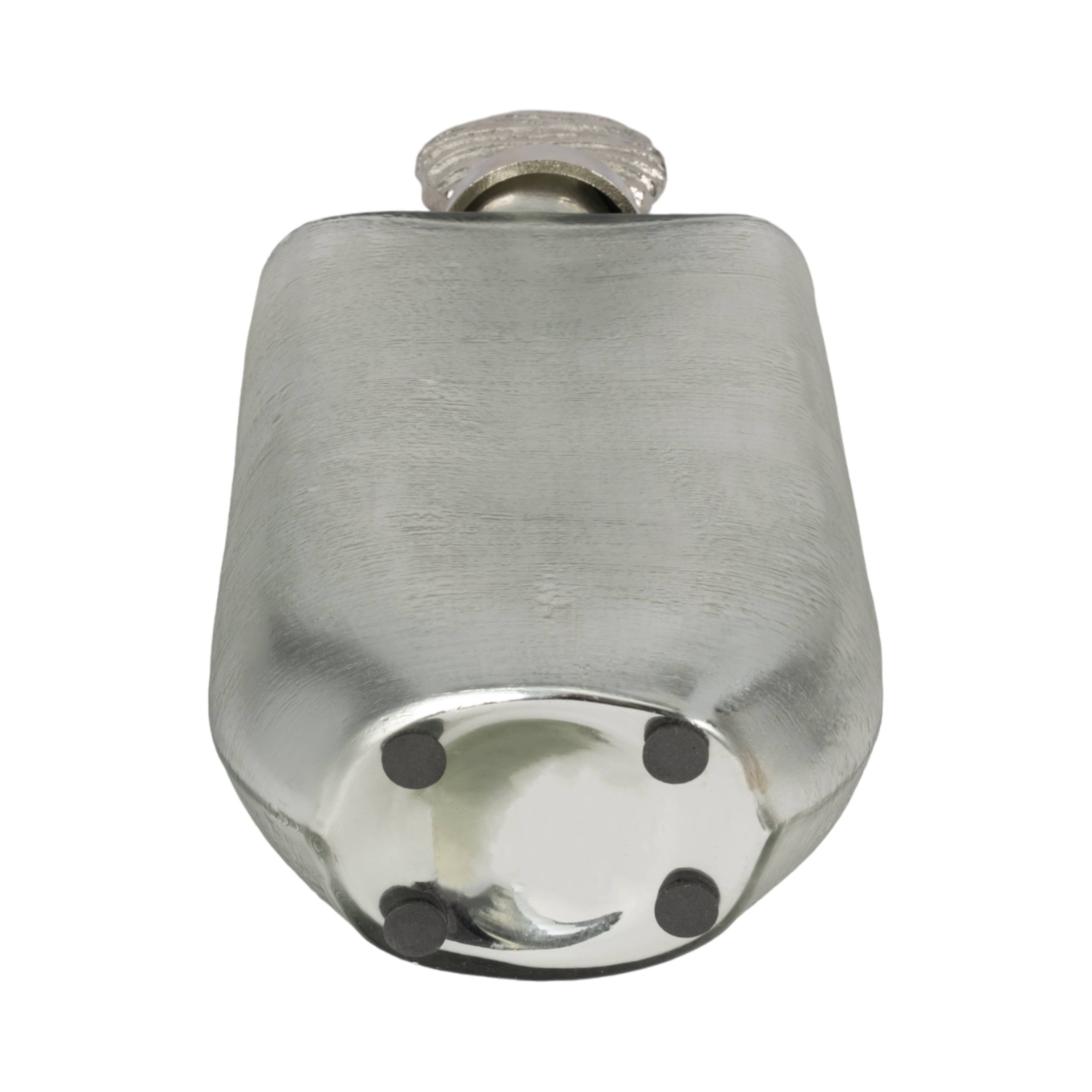 Sagebrook Home - Wholesale Decorative Jar - Glass Metallic Decorative Jar Orb Topper - Silver, 16 in.8