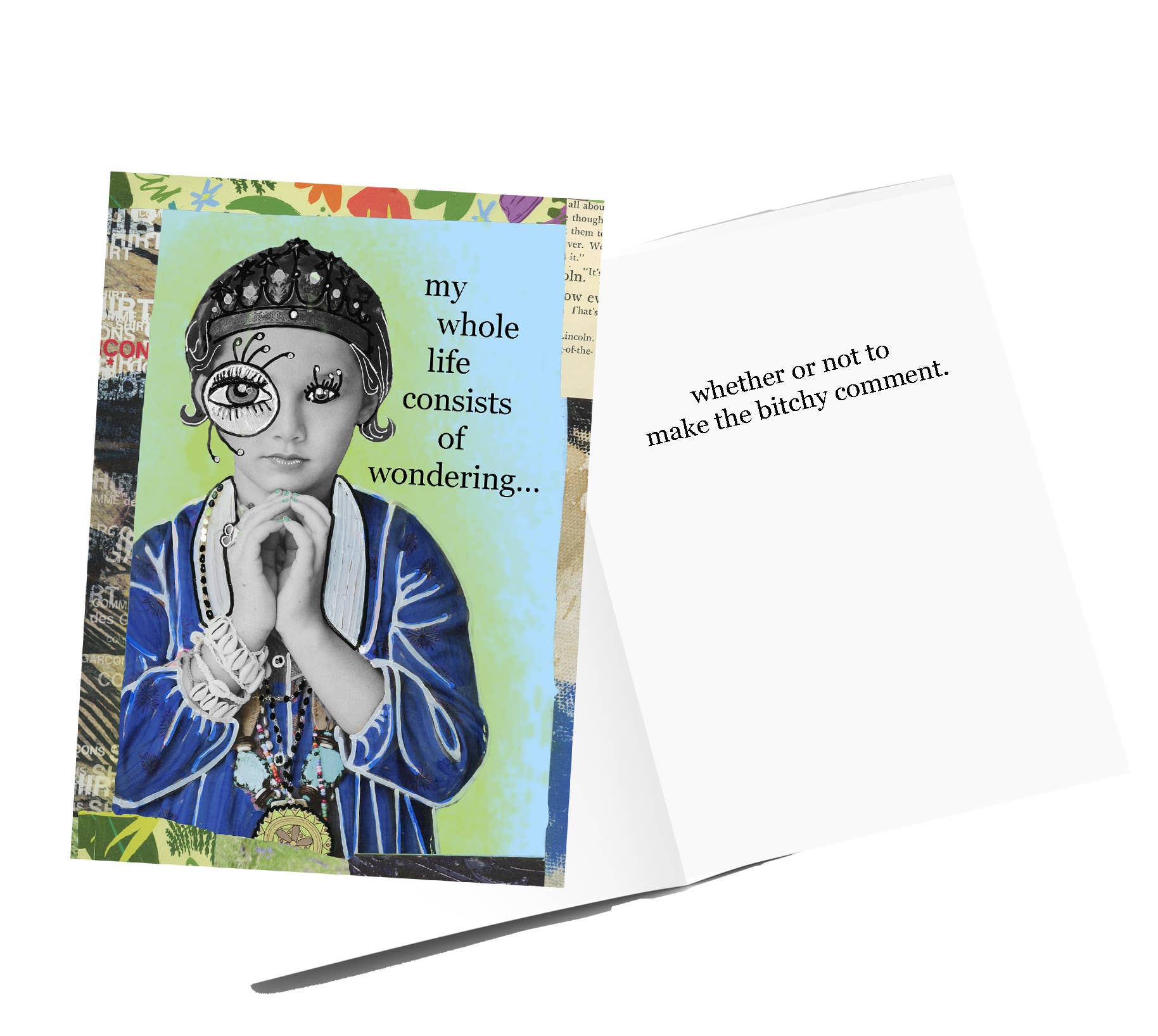 Erin Smith Art - Wholesale Everyday Greeting Card - G188 Bitchy Comment Greeting Card1