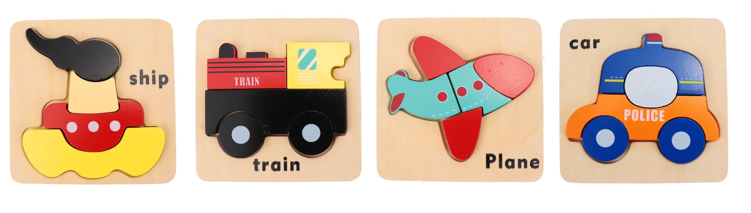 Leo & Friends - Wholesale Puzzle - Kids - Wooden Vehicle Puzzle Kit for Boys and Girls5