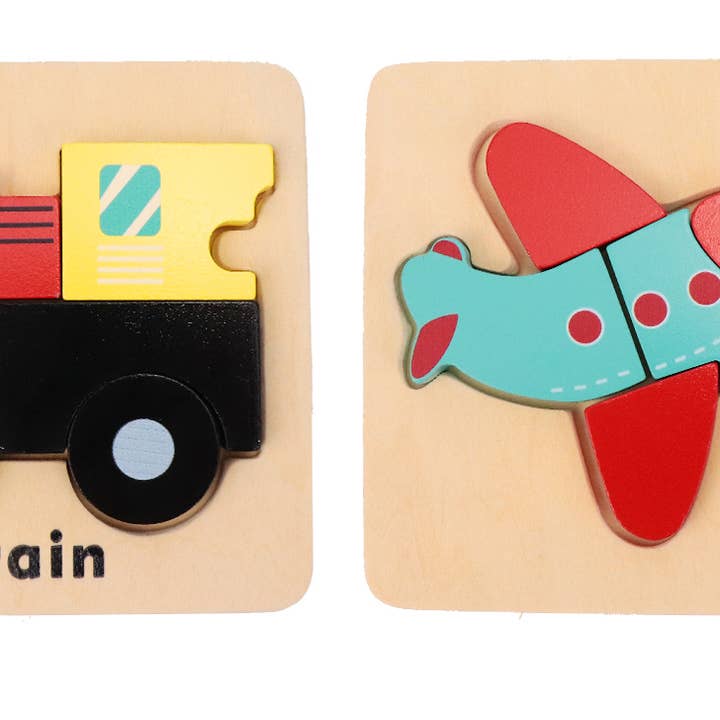 Leo & Friends - Wholesale Puzzle - Kids - Wooden Vehicle Puzzle Kit for Boys and Girls5