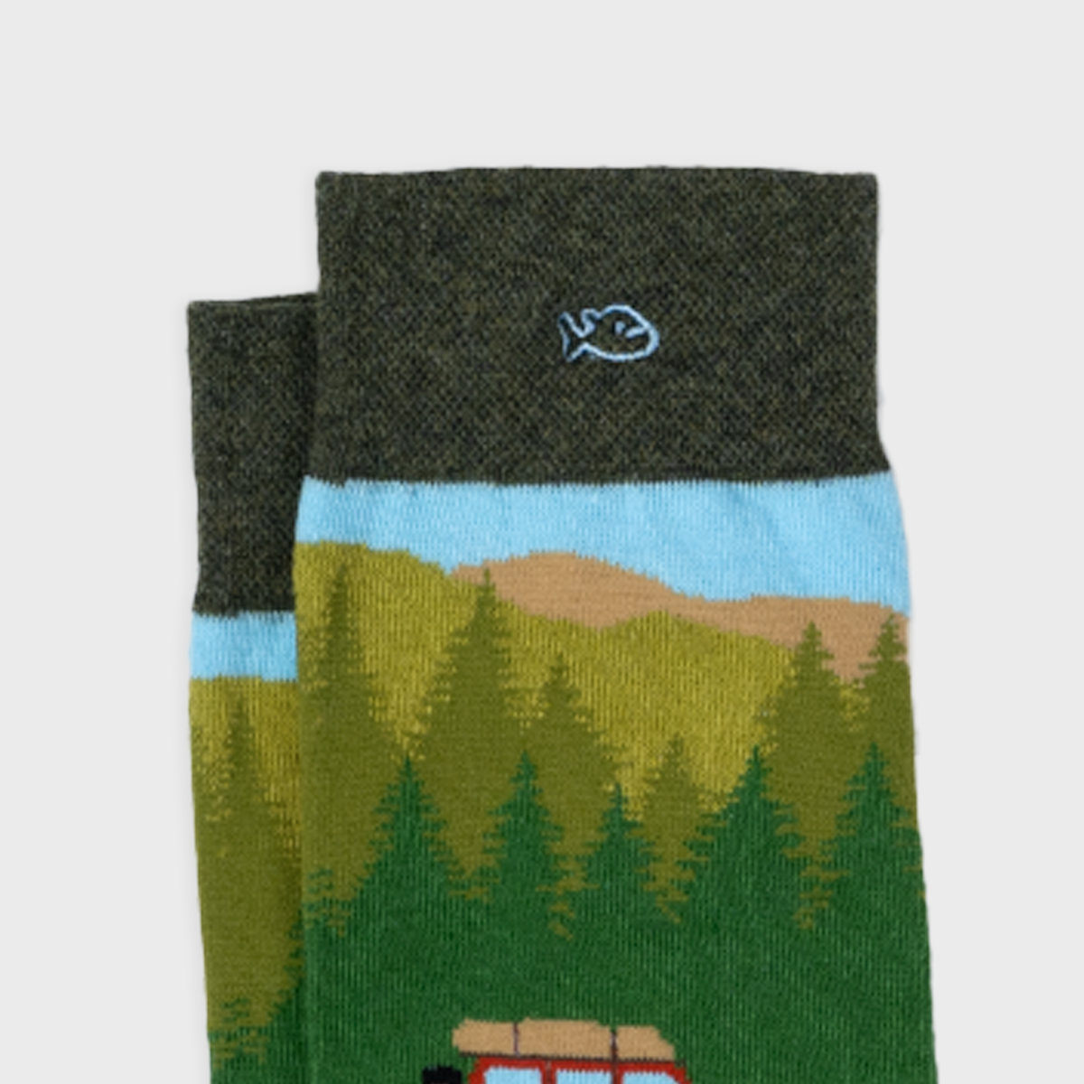 BILLYBELT - Wholesale Socks - Men's - Combed cotton socks with Road trip patterns5