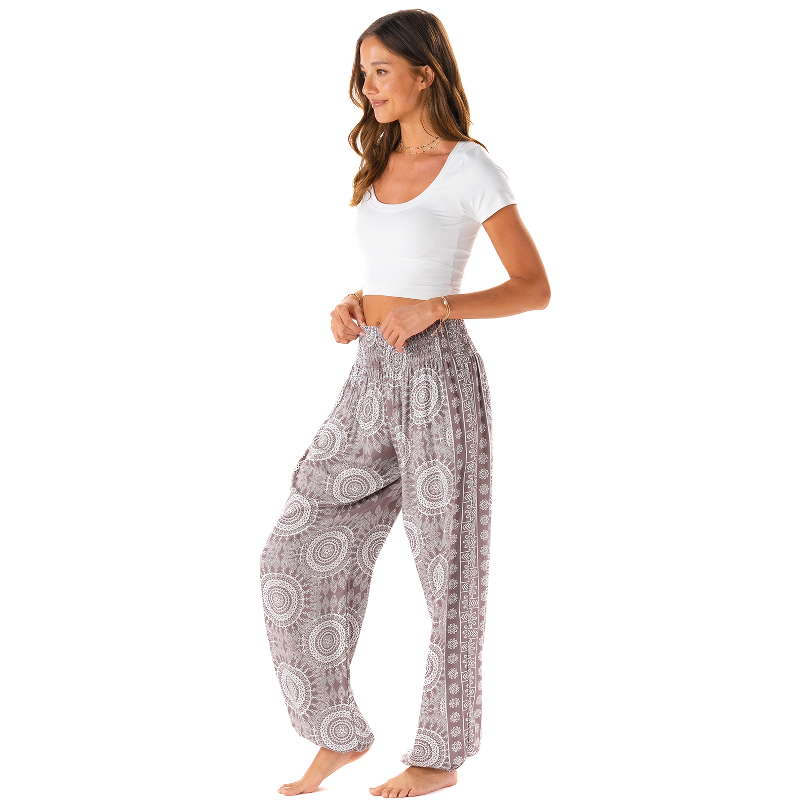 Lotus and Luna - Wholesale Pants - Women's - Nosara Harem Pants with Pockets3