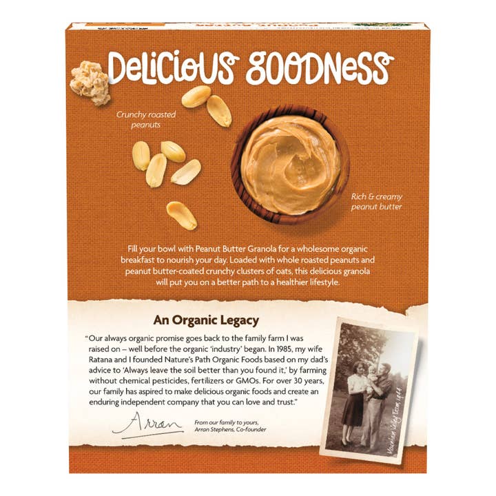 Peanut Butter Granola for wholesale by Nature's Path