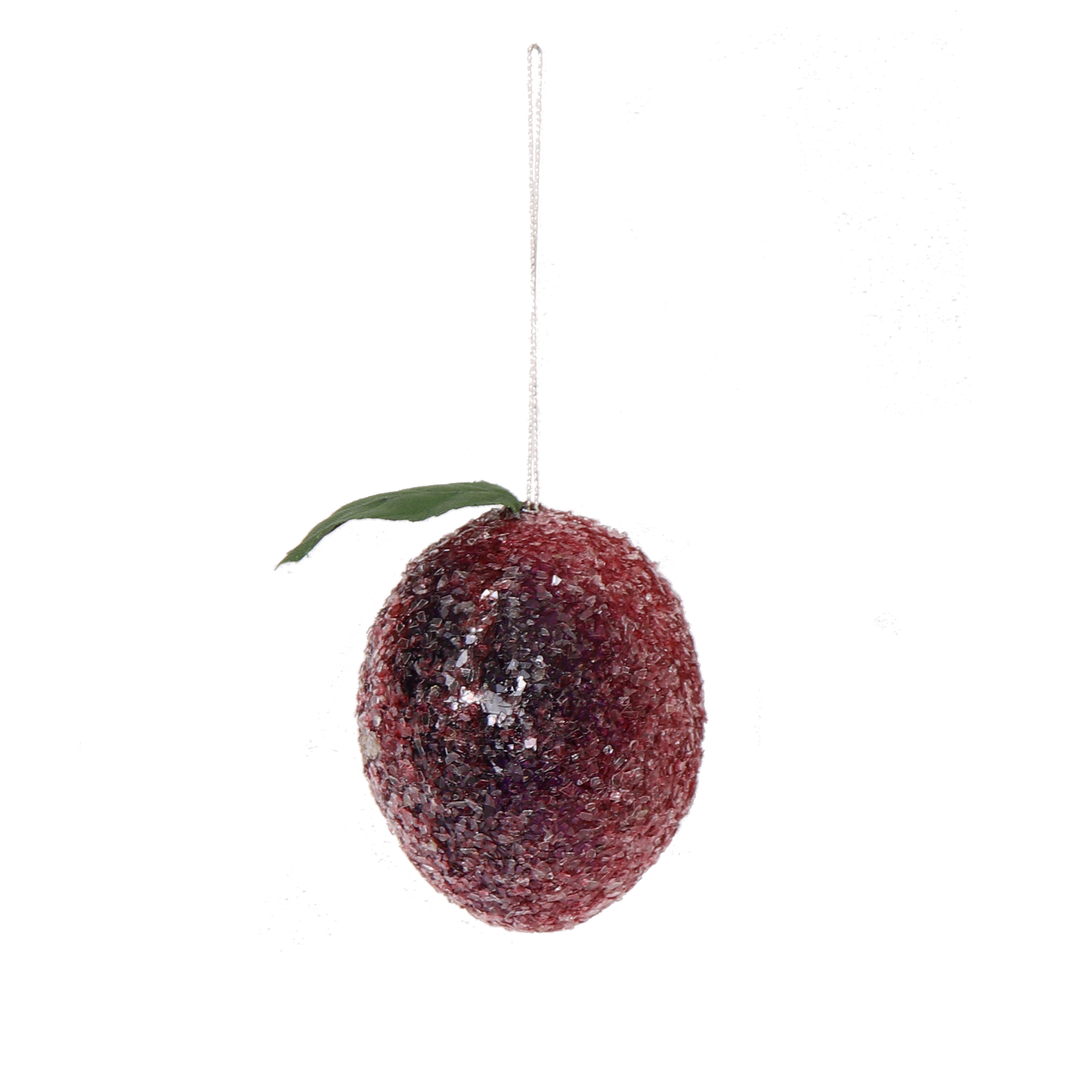 studio THIE - Venta al por mayor Decoración navideña - Decoración Navideña de Fruta Escarchada de Algodón Hilado, 6 cm1