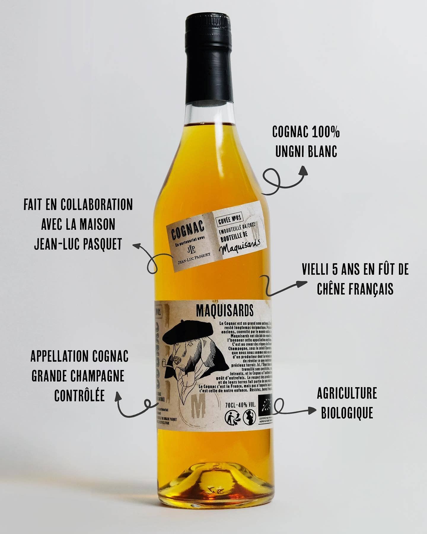 Maquisards - Wholesale Brandy/Cognac - Cognac - Maquisards - Cuvee 15