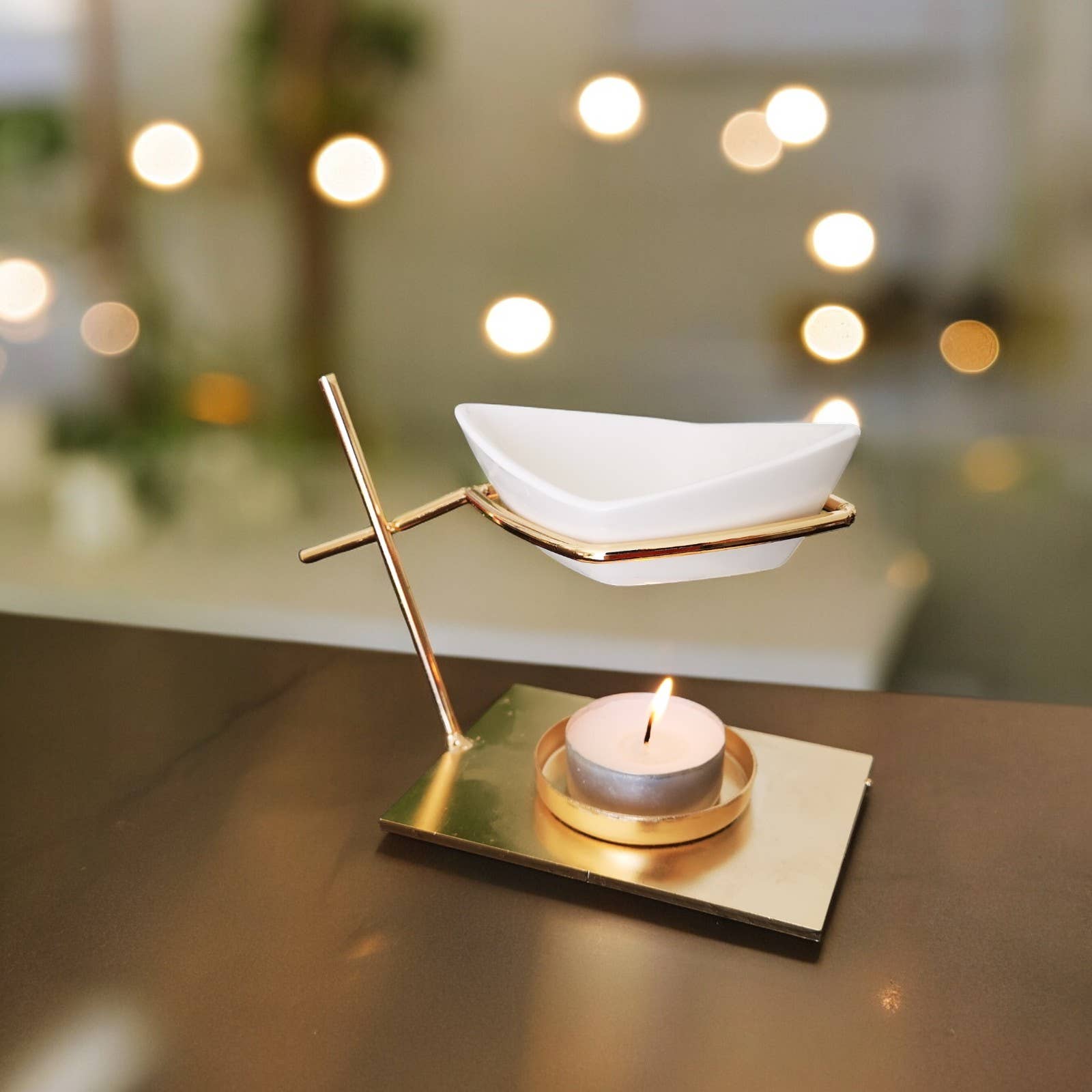 Zen'Arôme – Aquecedor de fragrâncias por atacado – Difusor de Óleo e Queimador de Cera Perfumada de Metal e Cerâmica7