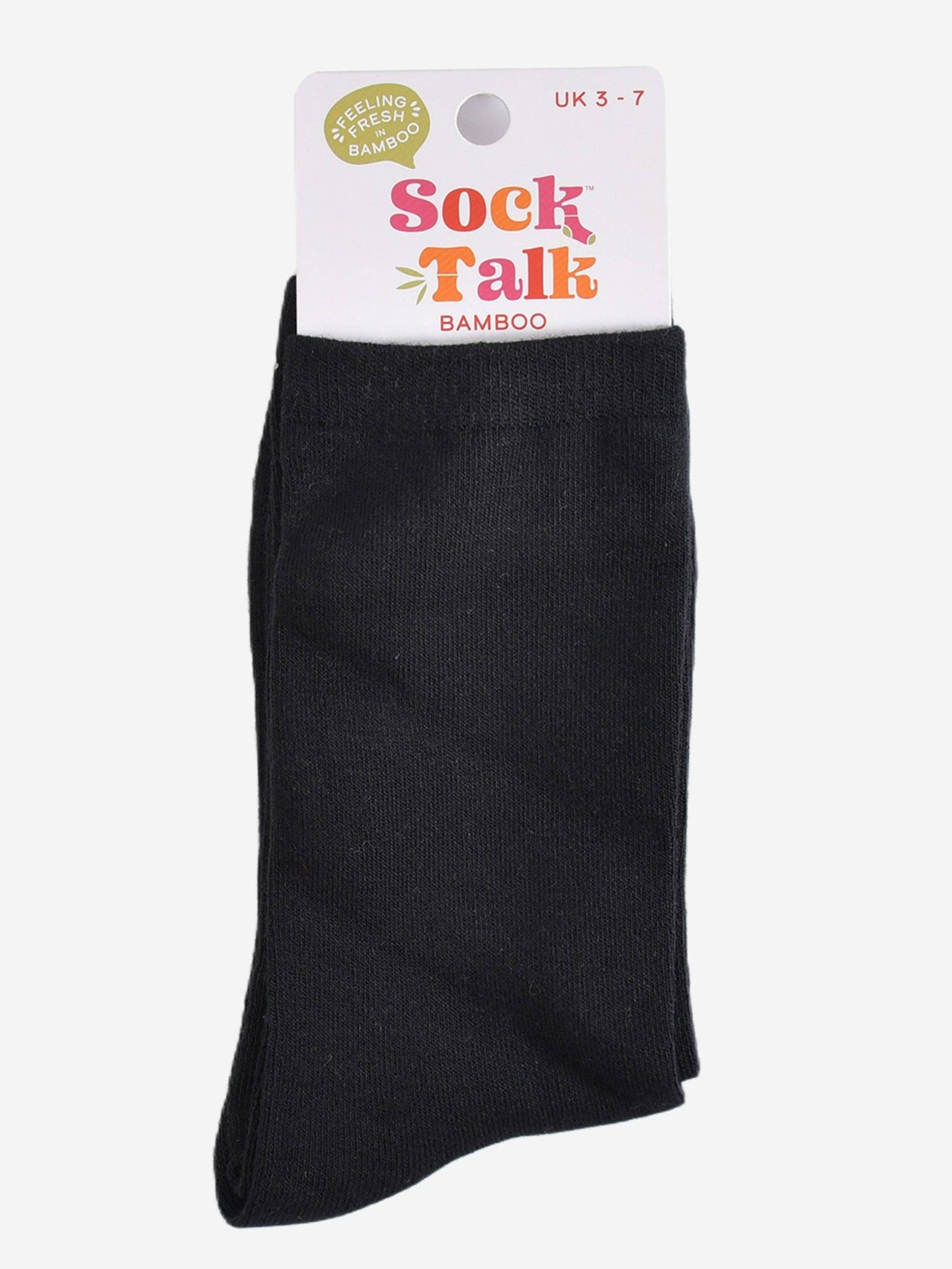 Sock Talk - Wholesale Socks - Women's - Women's Bamboo Socks - Black14