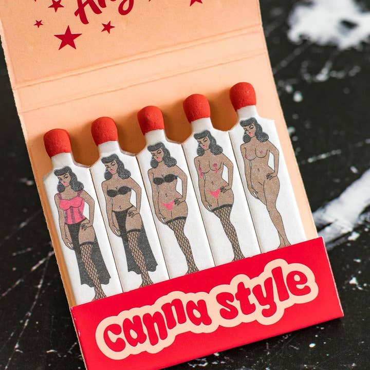 Canna Style - Wholesale Matches - BURLESQUE MATCHBOOK