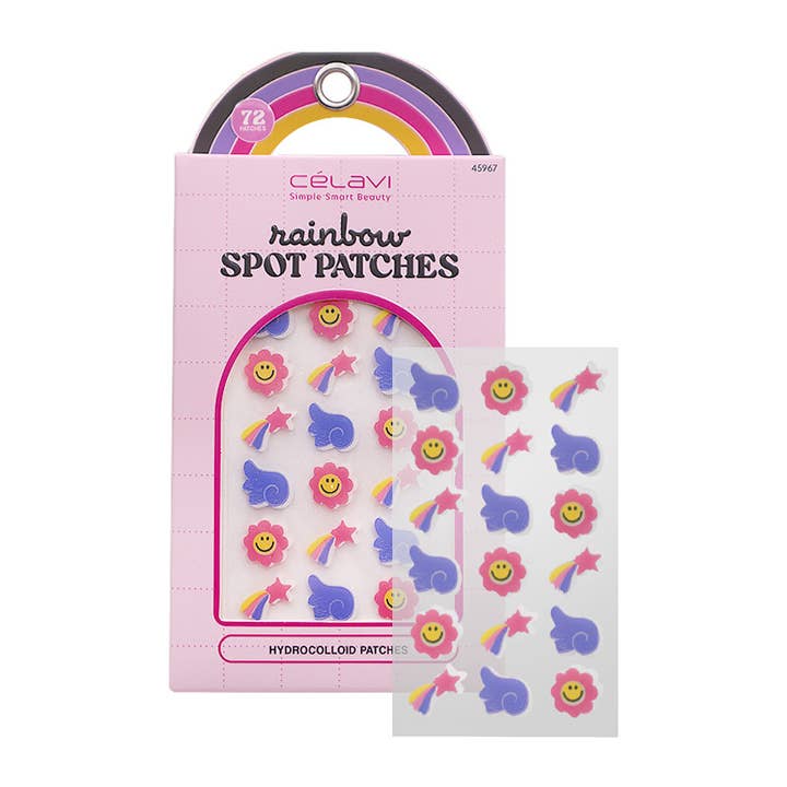 PINEAPPLE Beauty – Großhandel Akne-/Hydrokolloid-Pflaster – Celavi 45967 Bunte Hydrocolloid-Pickelpflaster – 12 Sets1