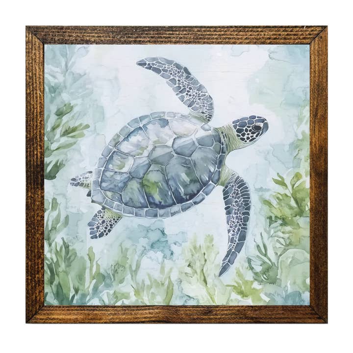 ARTISTIC SERIES TIMBERLAND- SEA TURTLE SWIMMING 1 for wholesale by Jarmz Designs