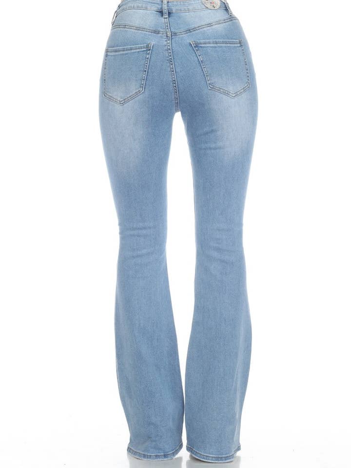 High Waisted, Flare Boot Cut Jeans for wholesale by U Jeans