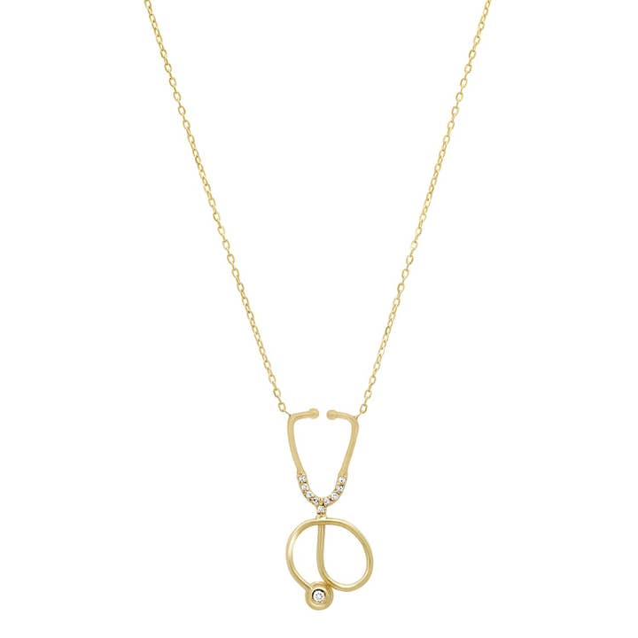 14K Gold "Hero" Necklace - Healthcare Professional Tribute for wholesale by Elliot Young Fine Jewelry