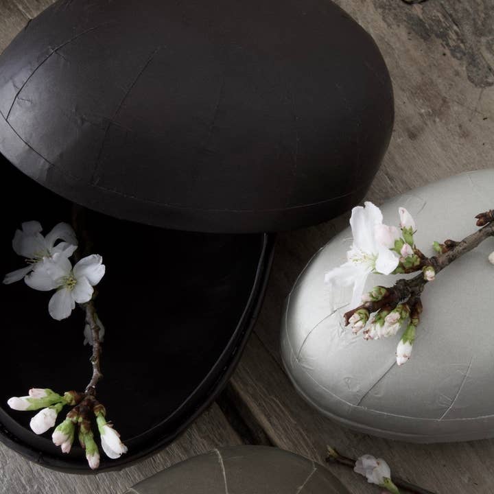 Nordstjerne - Wholesale Decorative tabletop object - fill me eggs - set of 4, dark grey7