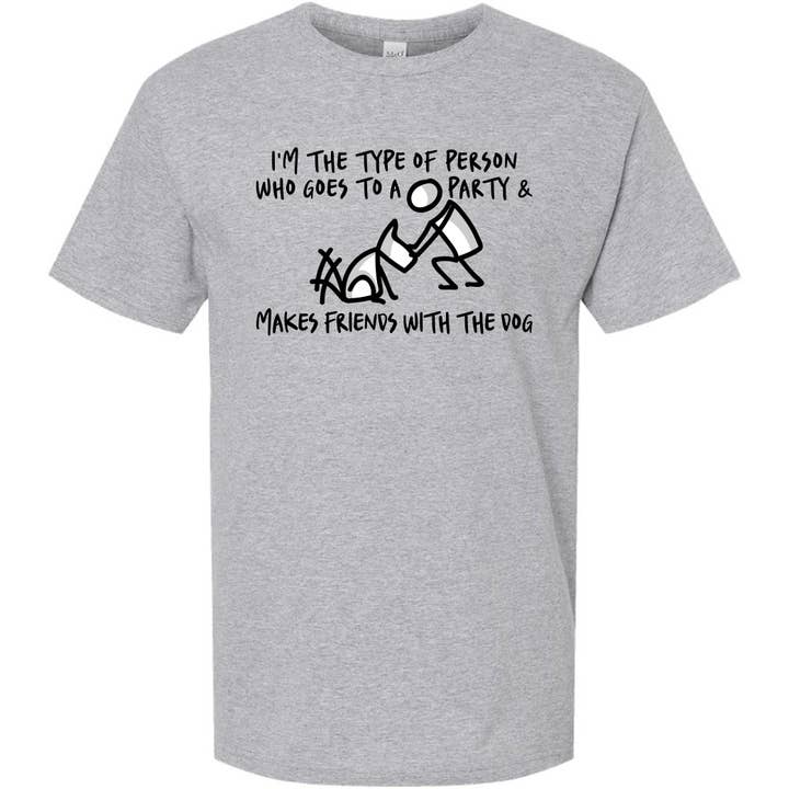 T-shirt Amis avec Chien pour la vente par Jailbird Designs