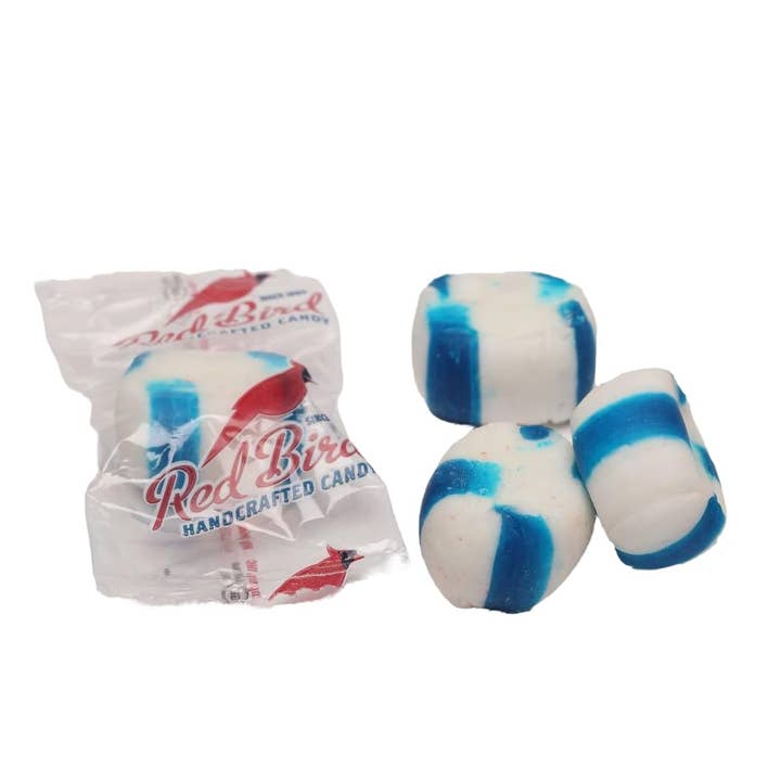 Long Island Candy Factory – wholesale Mints – Piedmont Red Bird Blue Raspberry Candy Puff Mints 3 lb