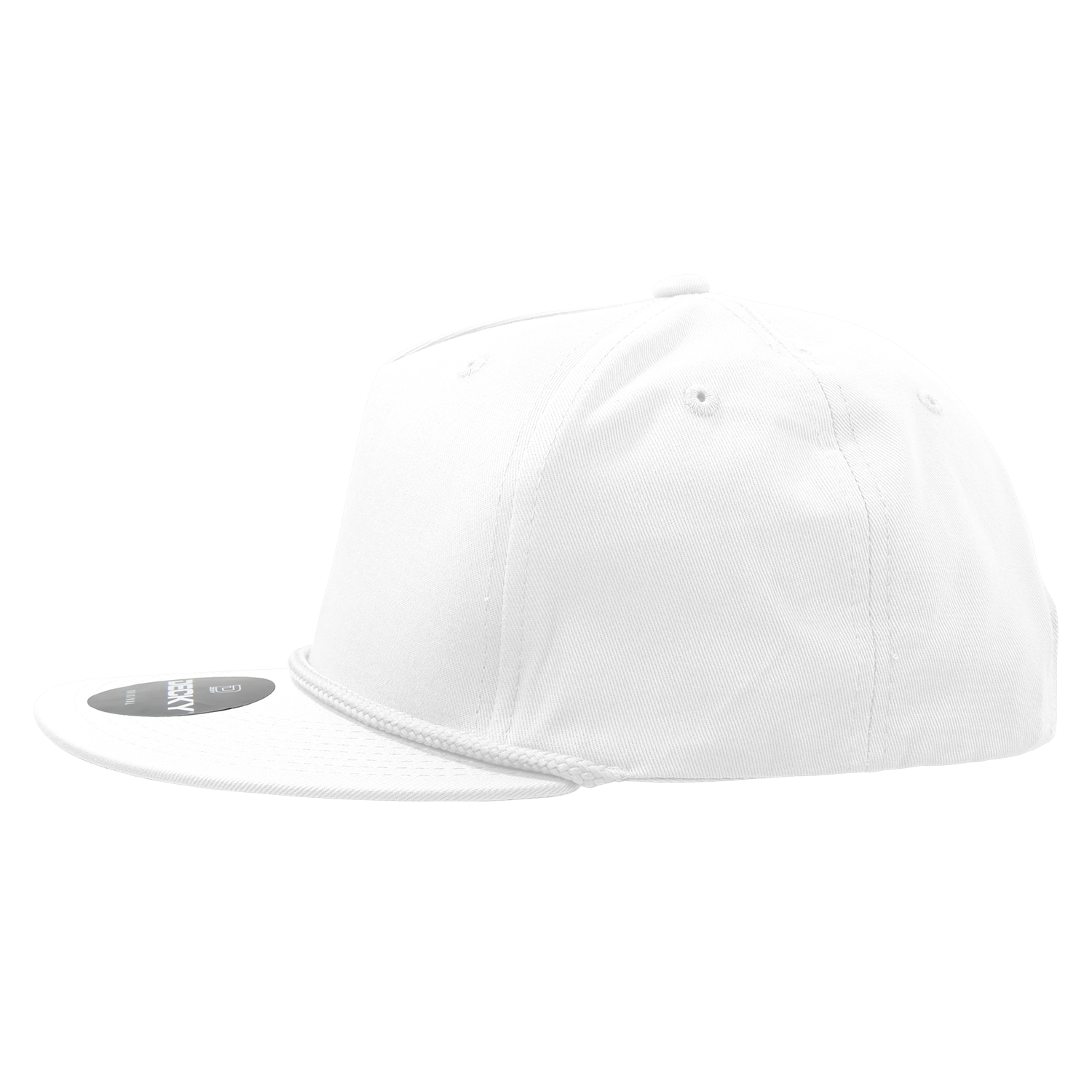 The Park Wholesale - Wholesale Flat-brimmed cap – Men's - Decky 1041 - Classic Flat Bill Golf Hat with Rope, Snapback41