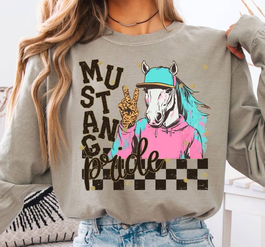 The Lyrical Spirit, LLC - Wholesale T-Shirt (Graphic) - Women's - School Spirit Mascot Pride Sandstone LS CC T-Shirt 10