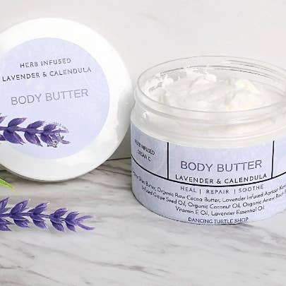 Dancing Turtle Shop – wholesale Bad- och kroppsvårdsset – Avkopplande Lavendel Organic Spa Set, Presentkorg, Spa presentförpackning