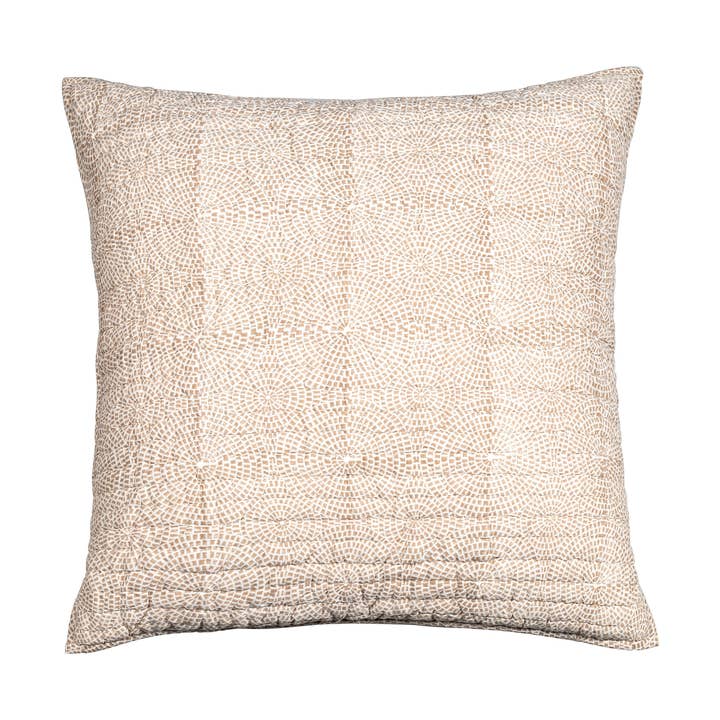 Maisie Block Printed Sham 26"x26" for wholesale by Neem Living