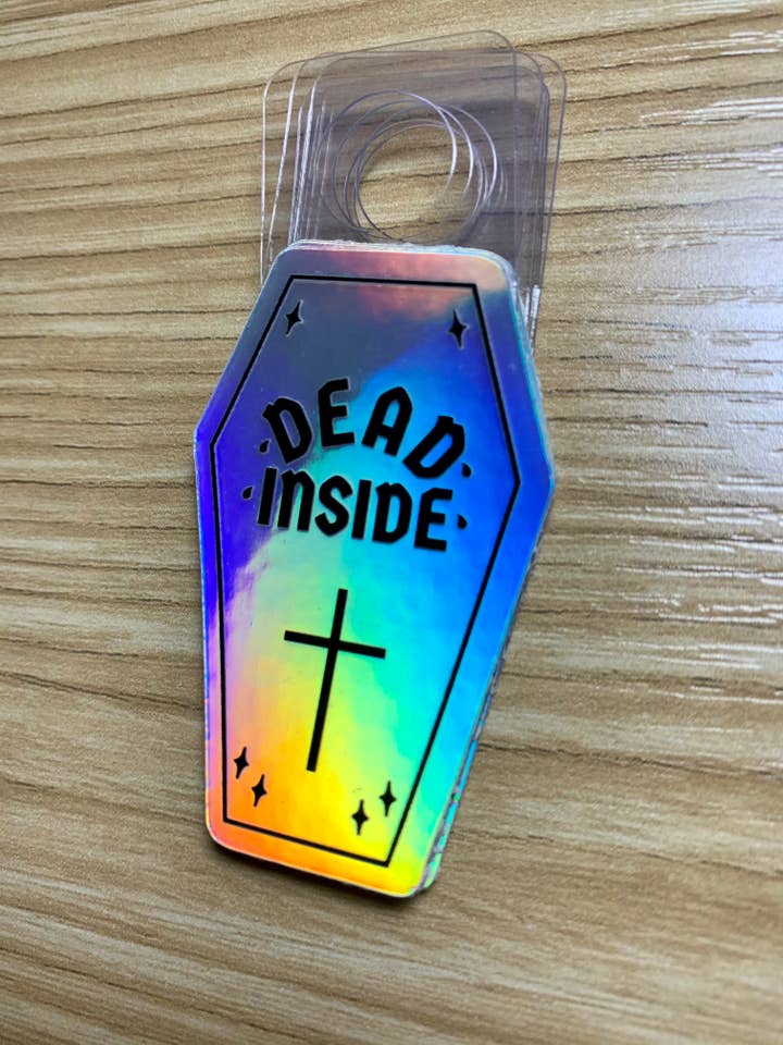 Dead inside Sticker / halloween sticker / snarky sticker for wholesale by Christina iDesigns
