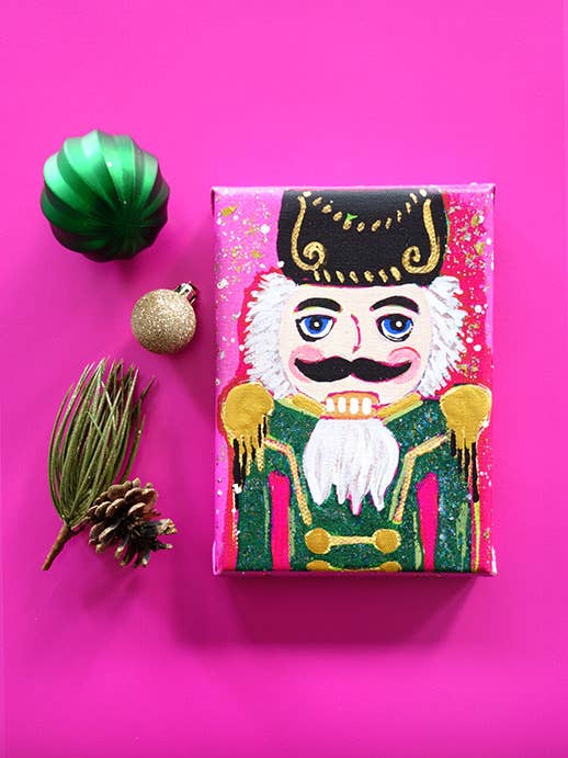 Pinky Promise Nutcracker Canvas Wall Art for wholesale by JM Design Studio