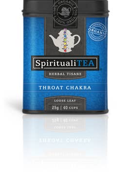 Organic Throat Chakra Herbal Tisane for wholesale by SpiritualiTEA