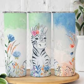 Blaues und grünes Tierbaby 20oz Sublimationsbecher für den Großhandel von Twisted T Creations